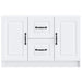 Bufet cu sertar Alb 89 x 34,5 x 57 cm Lemn prelucrat - WALTI WALTI