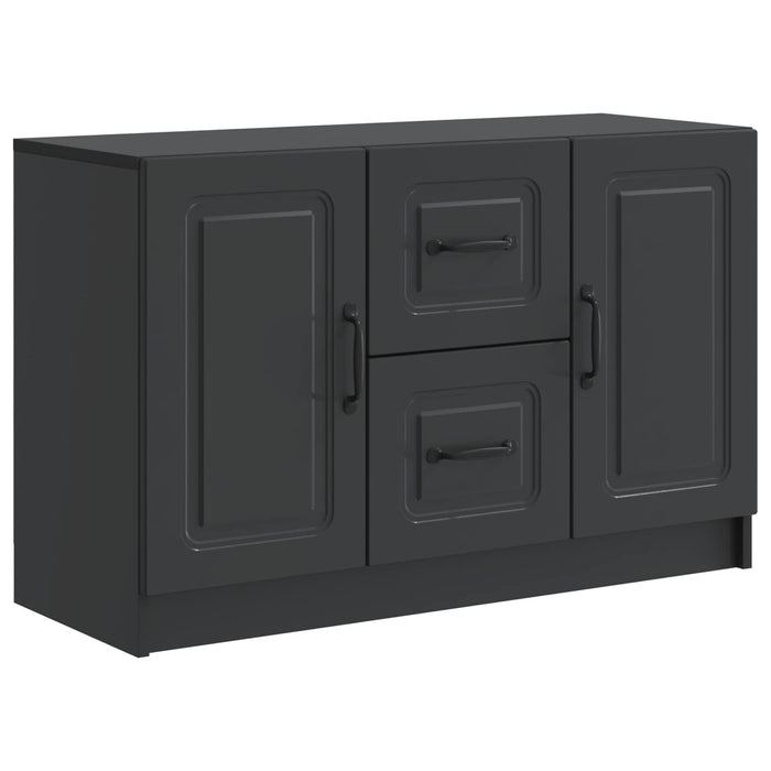Bufet cu sertar Negru 89 x 34,5 x 57 cm Lemn prelucrat - WALTI WALTI