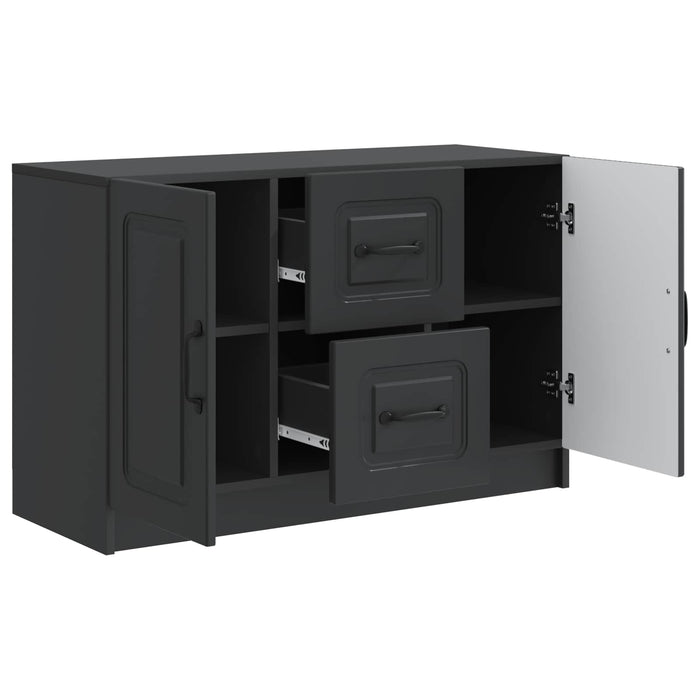 Bufet cu sertar Negru 89 x 34,5 x 57 cm Lemn prelucrat - WALTI WALTI