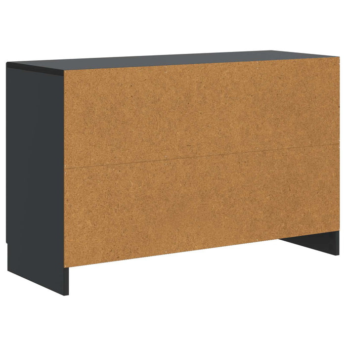 Bufet cu sertar Negru 89 x 34,5 x 57 cm Lemn prelucrat - WALTI WALTI