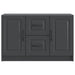 Bufet cu sertar Negru 89 x 34,5 x 57 cm Lemn prelucrat - WALTI WALTI