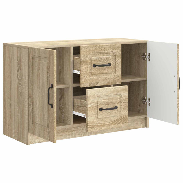 Bufet cu sertar Stejar Sonoma 89 x 34,5 x 57 cm Lemn prelucrat - WALTI WALTI