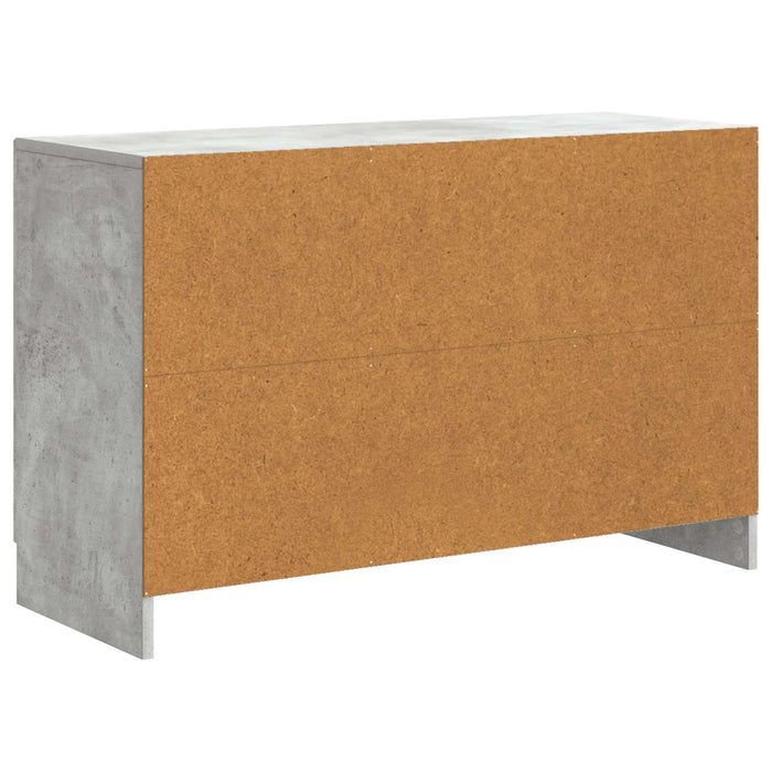 Bufet cu sertar Gri Beton 89 x 34,5 x 57 cm Lemn prelucrat - WALTI WALTI