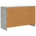 Bufet cu sertar Gri Beton 89 x 34,5 x 57 cm Lemn prelucrat - WALTI WALTI