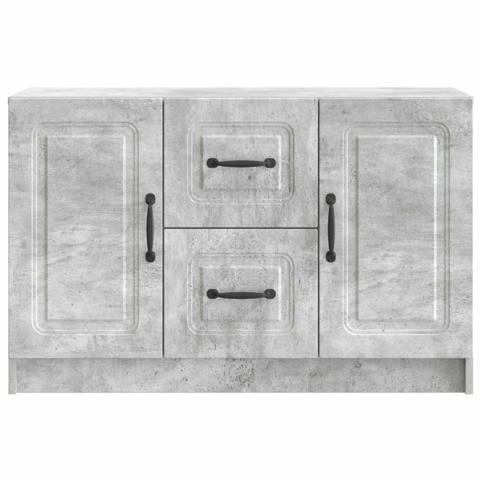 Bufet cu sertar Gri Beton 89 x 34,5 x 57 cm Lemn prelucrat - WALTI WALTI