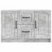 Bufet cu sertar Gri Beton 89 x 34,5 x 57 cm Lemn prelucrat - WALTI WALTI
