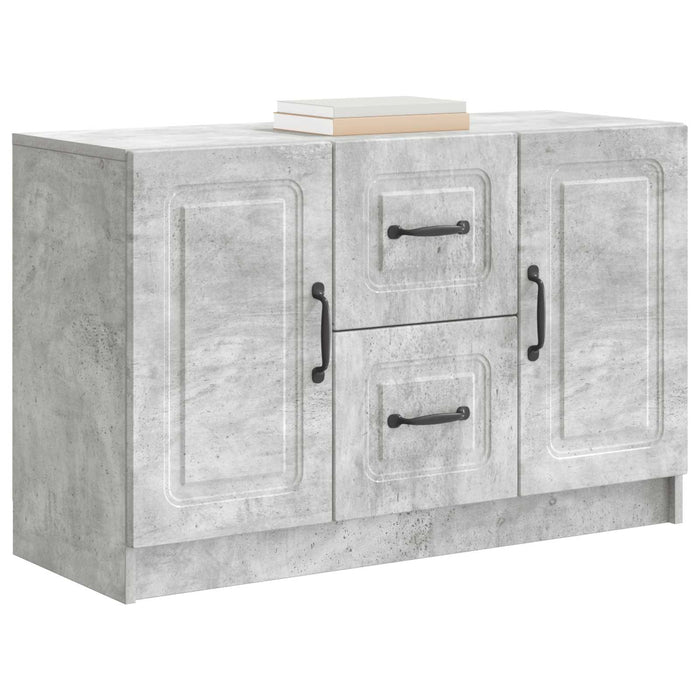 Bufet cu sertar Gri Beton 89 x 34,5 x 57 cm Lemn prelucrat - WALTI WALTI