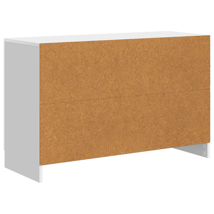 Bufet Alb foarte lucios 89 x 34,5 x 57 cm Lemn prelucrat - WALTI WALTI