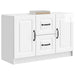 Bufet Alb foarte lucios 89 x 34,5 x 57 cm Lemn prelucrat - WALTI WALTI
