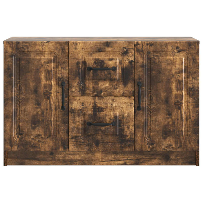 Bufet cu sertar Stejar fumuriu 89 x 34,5 x 57 cm Lemn prelucrat - WALTI WALTI