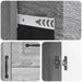 Bufet cu sertar Sonoma gri 89 x 34,5 x 57 cm Lemn prelucrat - WALTI WALTI