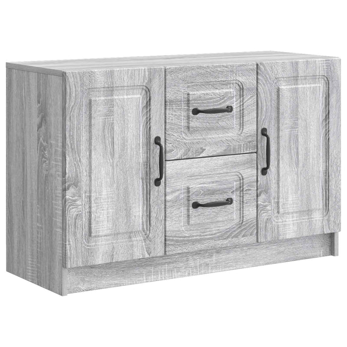 Bufet cu sertar Sonoma gri 89 x 34,5 x 57 cm Lemn prelucrat - WALTI WALTI