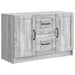 Bufet cu sertar Sonoma gri 89 x 34,5 x 57 cm Lemn prelucrat - WALTI WALTI