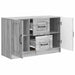 Bufet cu sertar Sonoma gri 89 x 34,5 x 57 cm Lemn prelucrat - WALTI WALTI