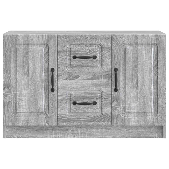 Bufet cu sertar Sonoma gri 89 x 34,5 x 57 cm Lemn prelucrat - WALTI WALTI