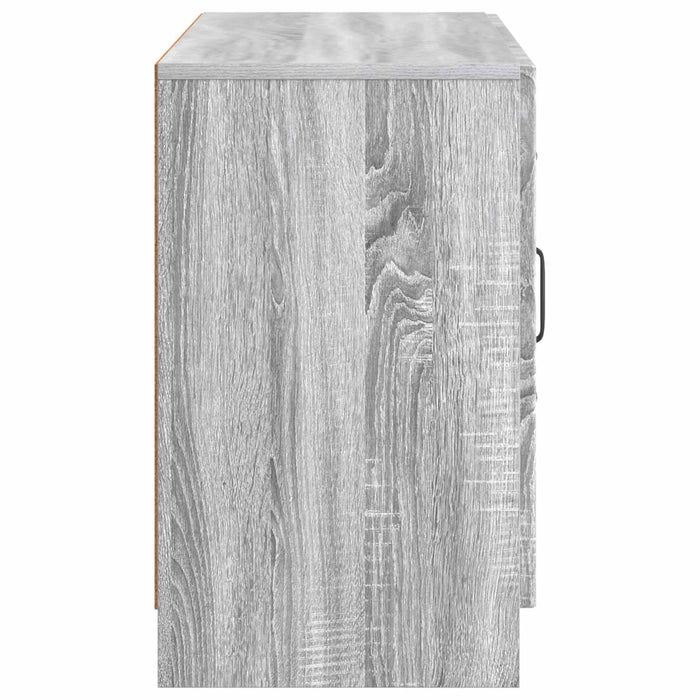 Bufet cu sertar Sonoma gri 89 x 34,5 x 57 cm Lemn prelucrat - WALTI WALTI