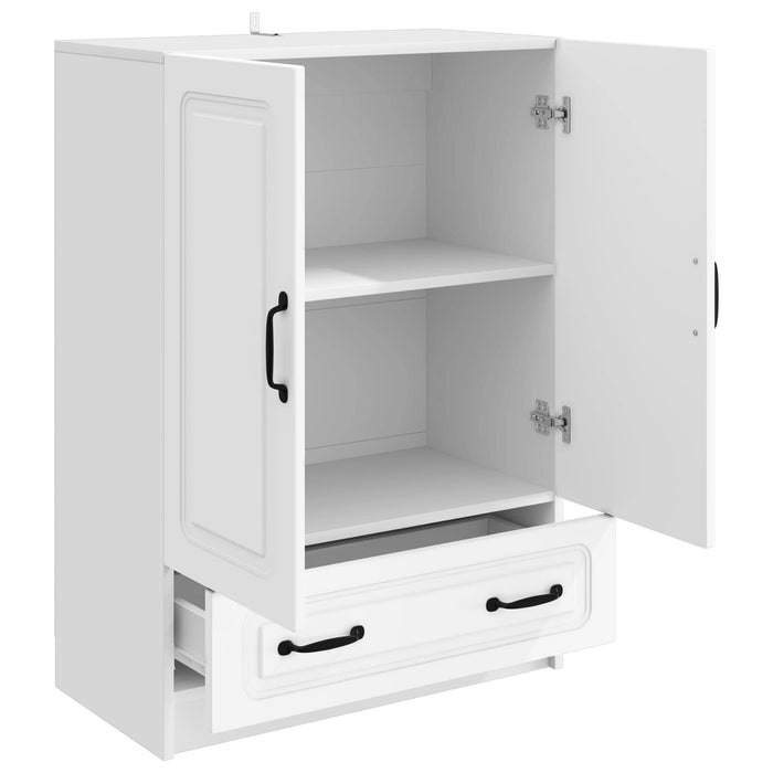 Bufet cu sertar Alb 66 x 34,5 x 92 cm Lemn prelucrat - WALTI WALTI