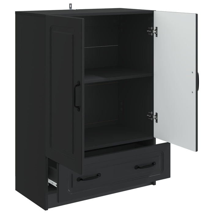 Bufet cu sertar Negru 66 x 34,5 x 92 cm Lemn prelucrat - WALTI WALTI