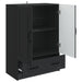 Bufet cu sertar Negru 66 x 34,5 x 92 cm Lemn prelucrat - WALTI WALTI
