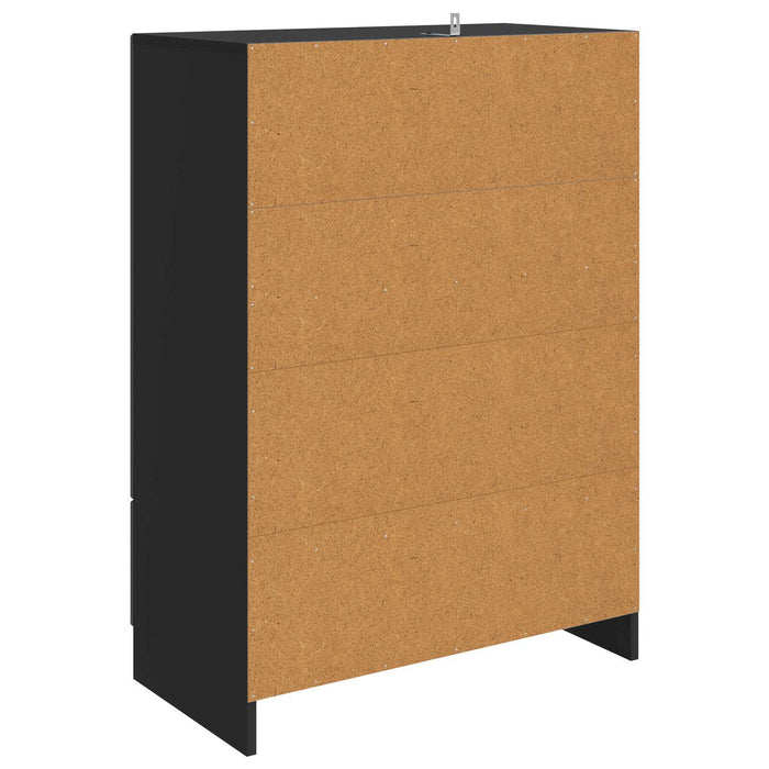 Bufet cu sertar Negru 66 x 34,5 x 92 cm Lemn prelucrat - WALTI WALTI