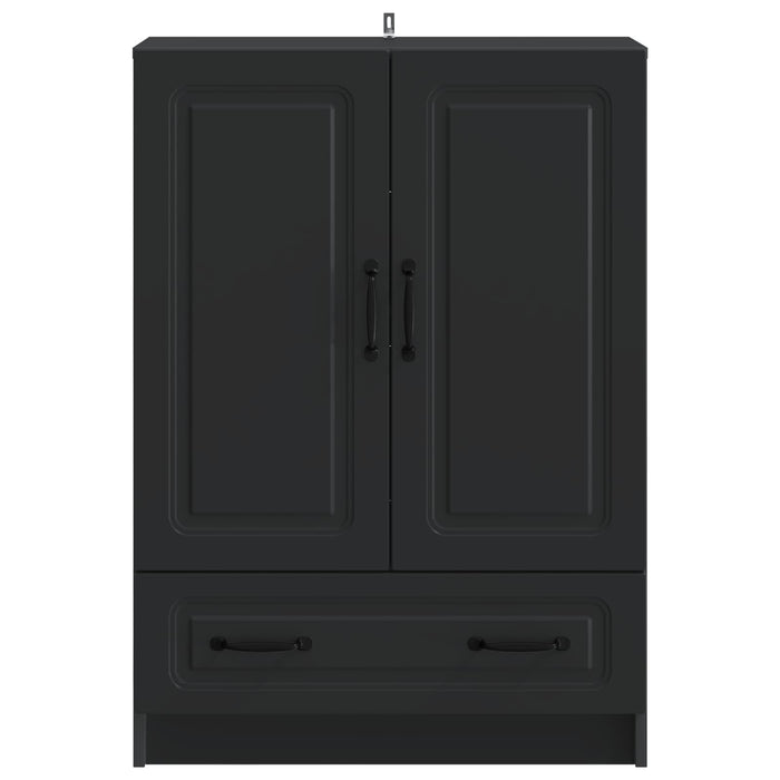 Bufet cu sertar Negru 66 x 34,5 x 92 cm Lemn prelucrat - WALTI WALTI