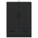 Bufet cu sertar Negru 66 x 34,5 x 92 cm Lemn prelucrat - WALTI WALTI