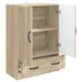 Bufet cu sertar Stejar Sonoma 66 x 34,5 x 92 cm Lemn prelucrat - WALTI WALTI