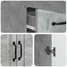 Bufet cu sertar Gri Beton 66 x 34,5 x 92 cm Lemn prelucrat - WALTI WALTI