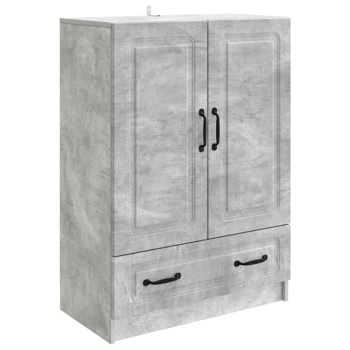 Bufet cu sertar Gri Beton 66 x 34,5 x 92 cm Lemn prelucrat - WALTI WALTI