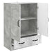 Bufet cu sertar Gri Beton 66 x 34,5 x 92 cm Lemn prelucrat - WALTI WALTI