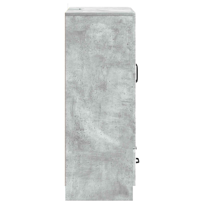 Bufet cu sertar Gri Beton 66 x 34,5 x 92 cm Lemn prelucrat - WALTI WALTI