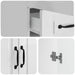 Bufet Alb foarte lucios 66 x 34,5 x 92 cm Lemn prelucrat - WALTI WALTI
