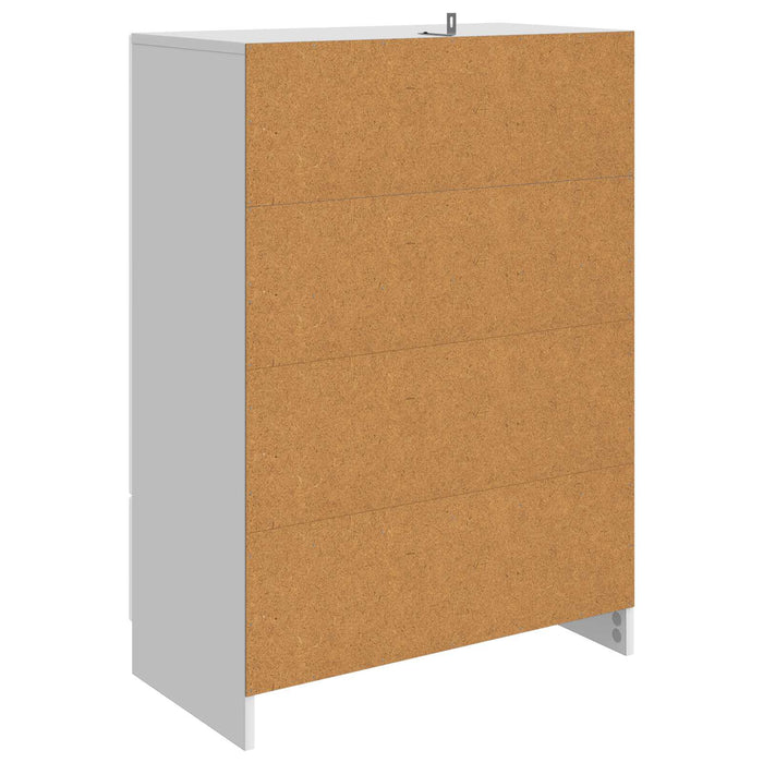 Bufet Alb foarte lucios 66 x 34,5 x 92 cm Lemn prelucrat - WALTI WALTI