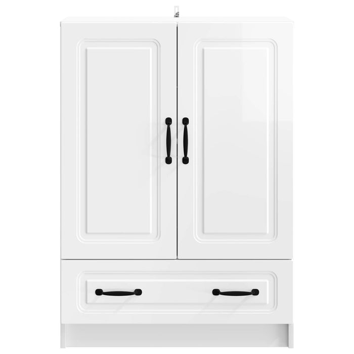 Bufet Alb foarte lucios 66 x 34,5 x 92 cm Lemn prelucrat - WALTI WALTI
