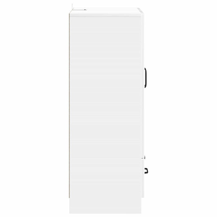 Bufet Alb foarte lucios 66 x 34,5 x 92 cm Lemn prelucrat - WALTI WALTI