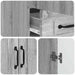Bufet cu sertar Sonoma gri 66 x 34,5 x 92 cm Lemn prelucrat - WALTI WALTI