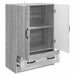 Bufet cu sertar Sonoma gri 66 x 34,5 x 92 cm Lemn prelucrat - WALTI WALTI
