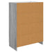 Bufet cu sertar Sonoma gri 66 x 34,5 x 92 cm Lemn prelucrat - WALTI WALTI