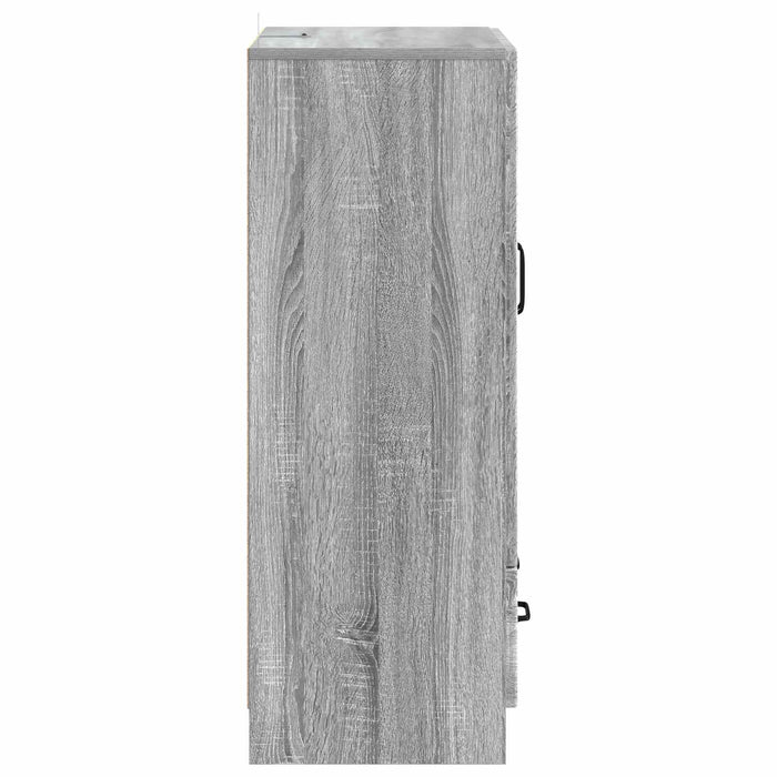 Bufet cu sertar Sonoma gri 66 x 34,5 x 92 cm Lemn prelucrat - WALTI WALTI