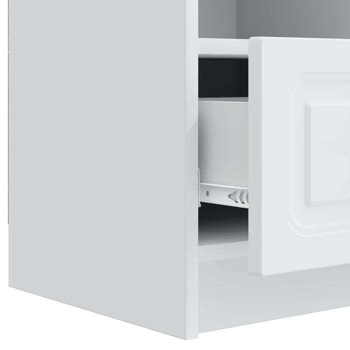 Cabinet TV cu sertar Alb 102 x 34,5 x 47 cm Lemn prelucrat - WALTI WALTI
