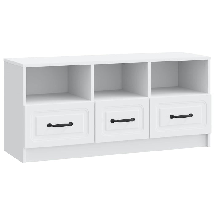 Cabinet TV cu sertar Alb 102 x 34,5 x 47 cm Lemn prelucrat - WALTI WALTI