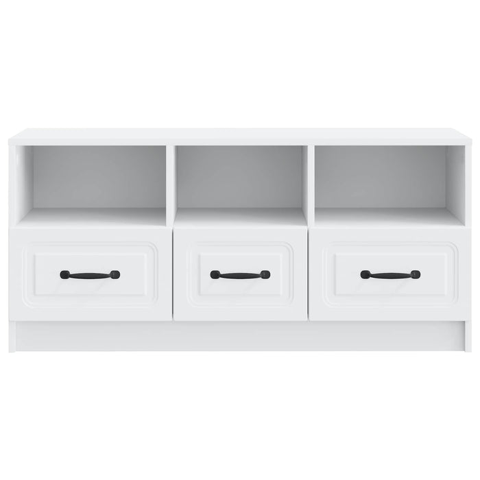 Cabinet TV cu sertar Alb 102 x 34,5 x 47 cm Lemn prelucrat - WALTI WALTI