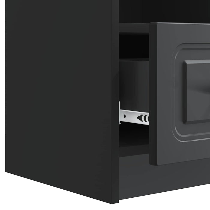 Cabinet TV cu sertar Negru 102 x 34,5 x 47 cm Lemn prelucrat - WALTI WALTI
