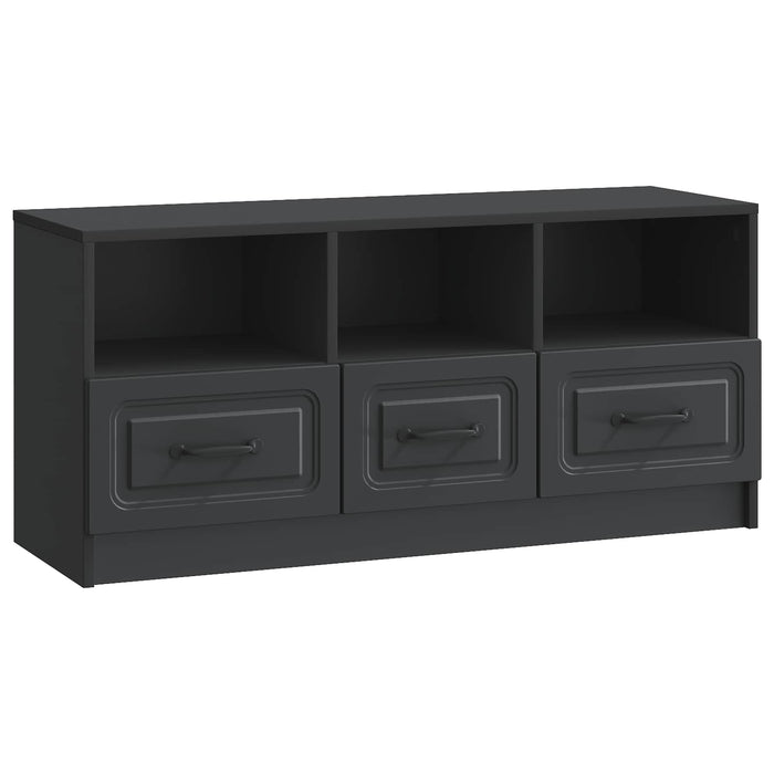 Cabinet TV cu sertar Negru 102 x 34,5 x 47 cm Lemn prelucrat - WALTI WALTI