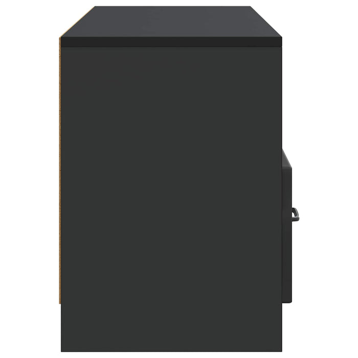 Cabinet TV cu sertar Negru 102 x 34,5 x 47 cm Lemn prelucrat - WALTI WALTI