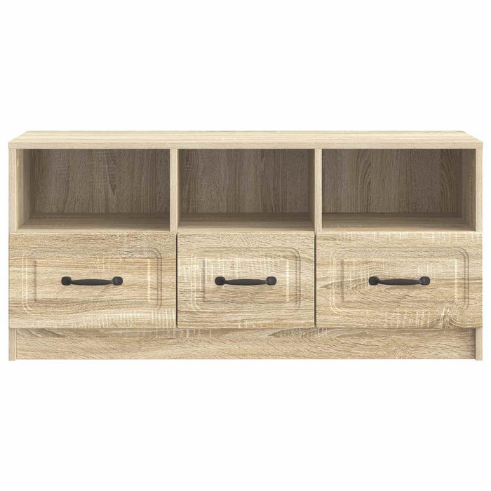 Cabinet TV Stejar Sonoma 102 x 34,5 x 47 cm Lemn prelucrat - WALTI WALTI