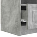 Cabinet TV Gri Beton 102 x 34,5 x 47 cm Lemn prelucrat - WALTI WALTI
