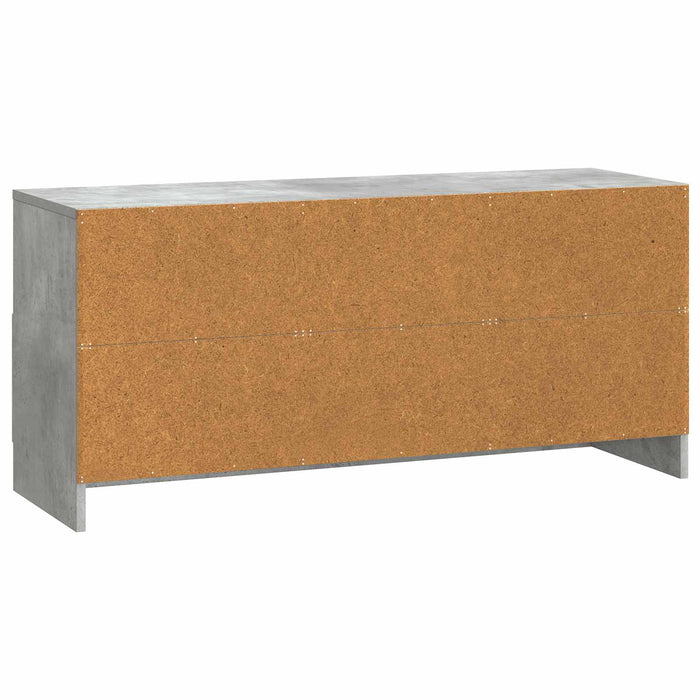 Cabinet TV Gri Beton 102 x 34,5 x 47 cm Lemn prelucrat - WALTI WALTI