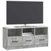 Cabinet TV Gri Beton 102 x 34,5 x 47 cm Lemn prelucrat - WALTI WALTI
