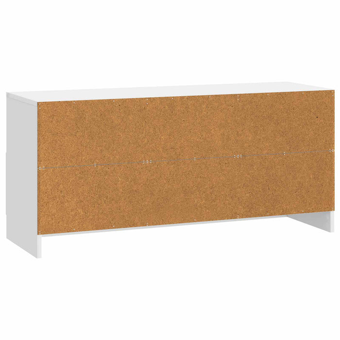 Cabinet TV Alb foarte lucios 102 x 34,5 x 47 cm Lemn prelucrat - WALTI WALTI